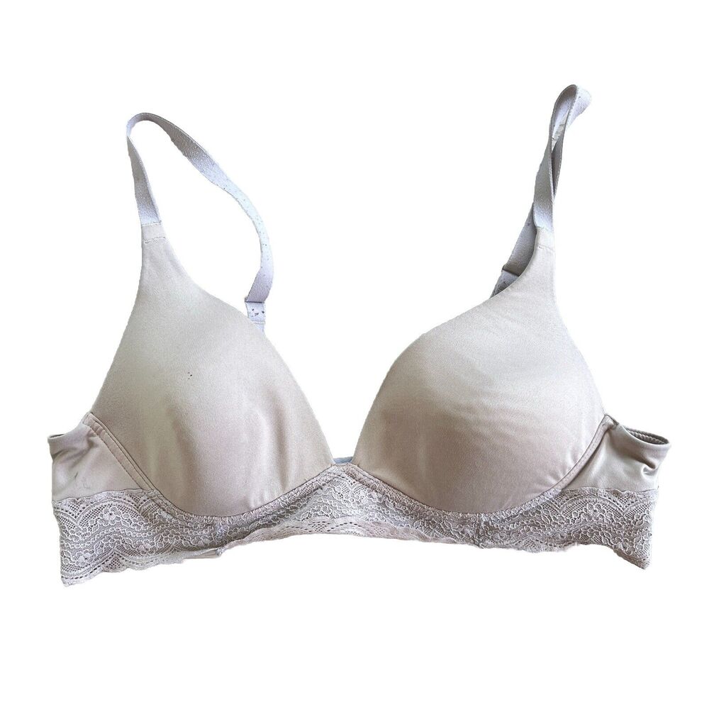 Simply Perfect Warner's Supersoft Lace Wirefree Bra Butterscotch 36A